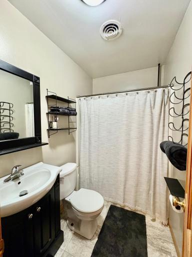 Main level updated full bath