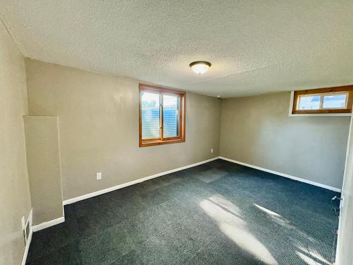 Emptied egress bedroom