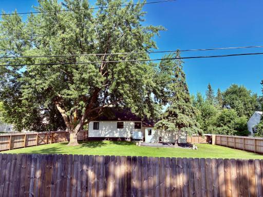 Fenced in Back yard