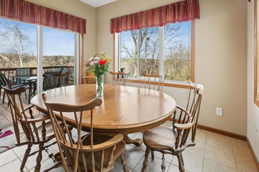Main Level Dining Room with lots of Natural Light