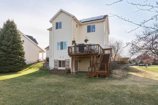 Solar Panels on Backside of the Home
