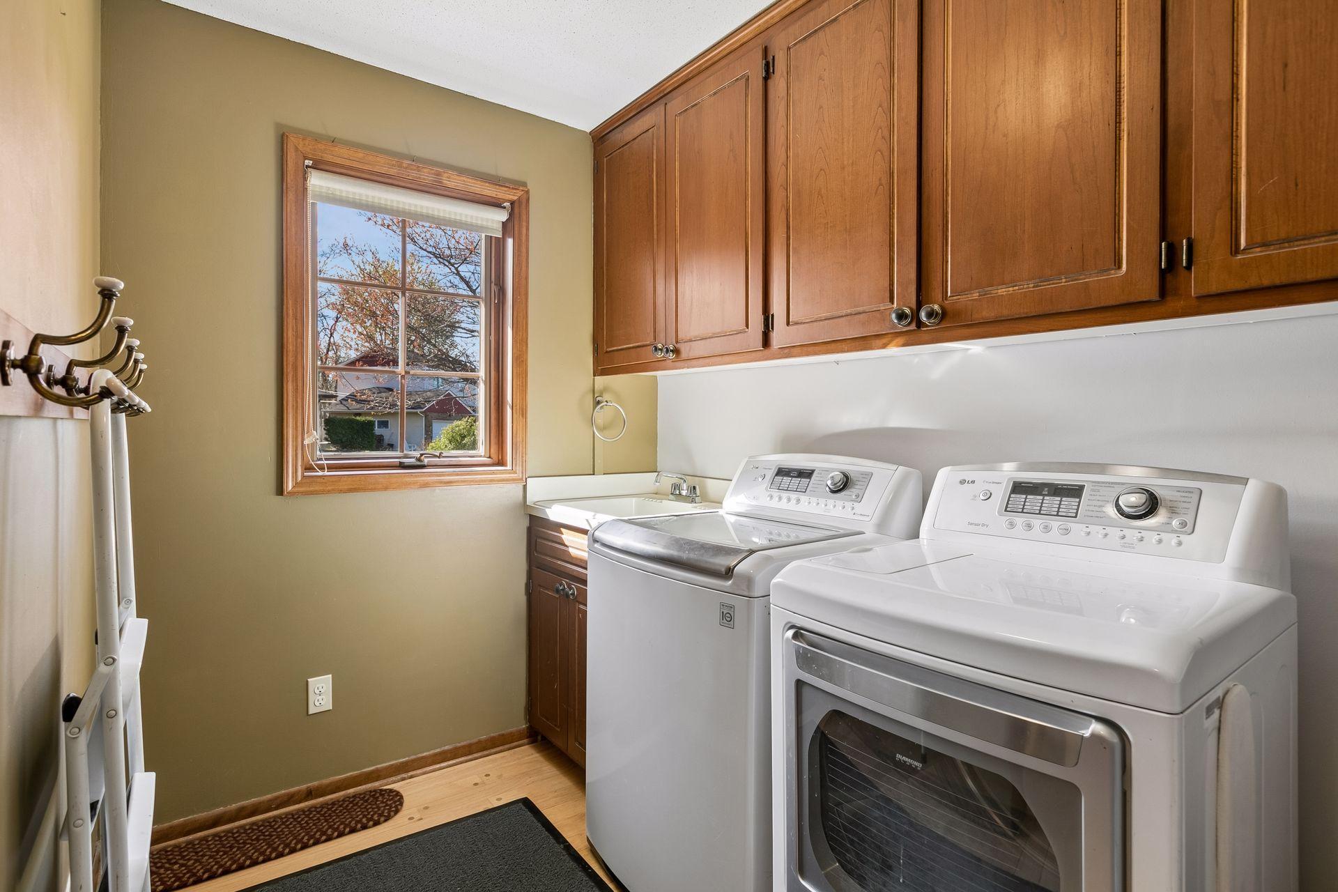 Main floor laundry room