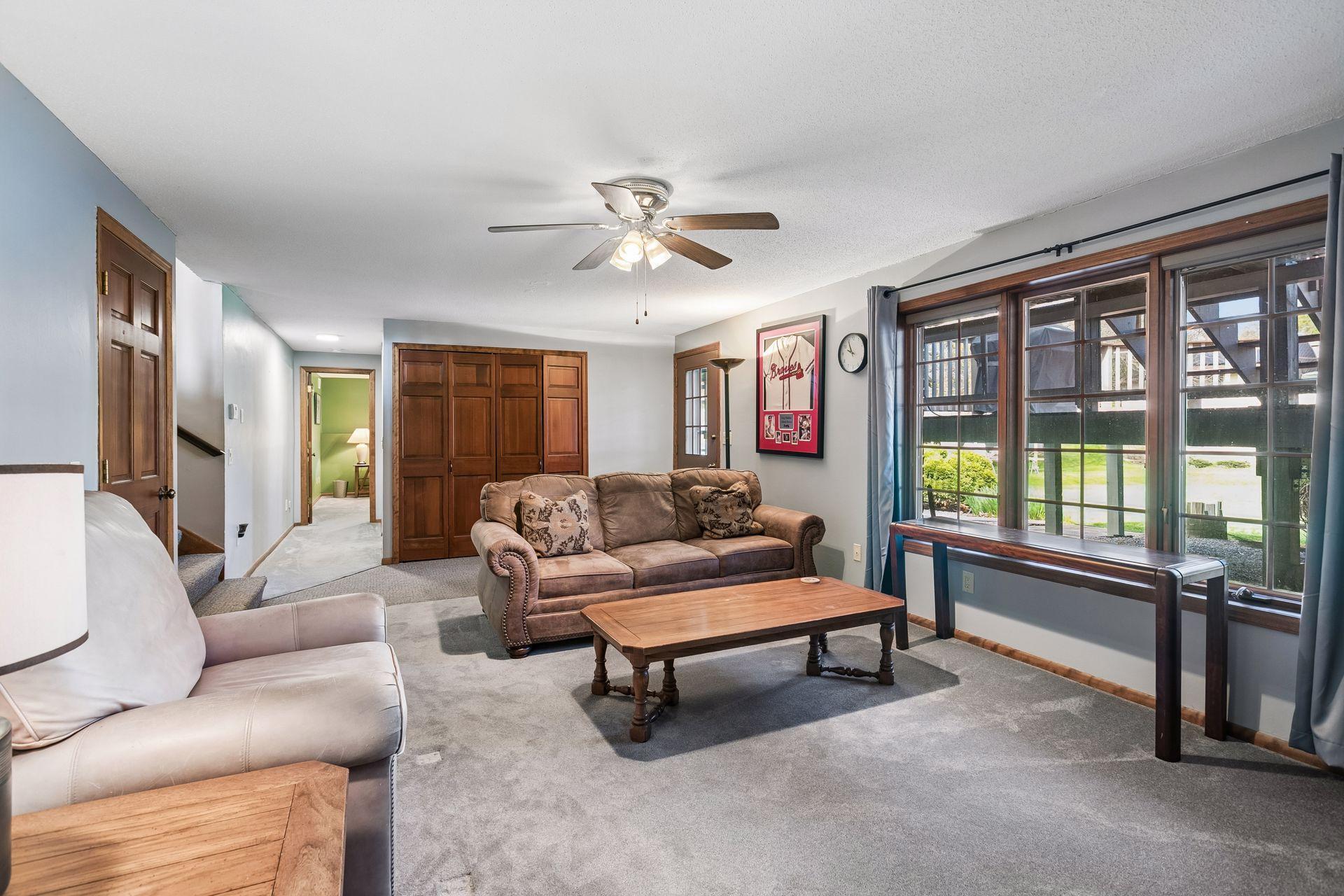 Another walkout leads to a huge screened in porch!