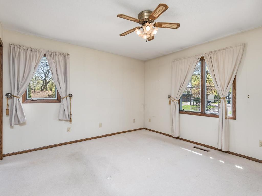 Upper level Primary Bedroom has a private 3/4 Bath.