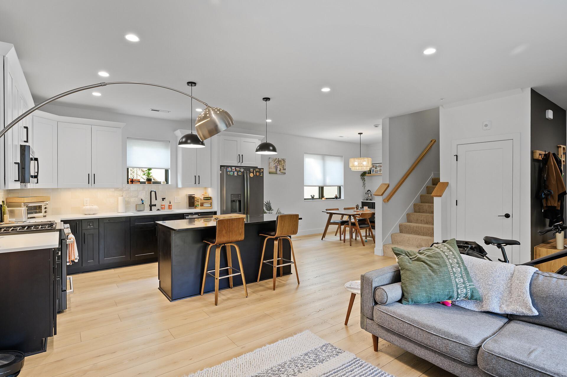 Photos of the home next door.