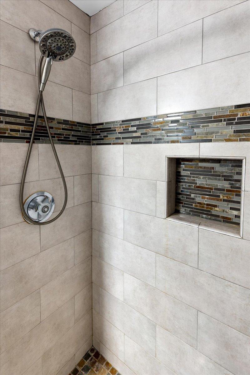 Custom tile shower