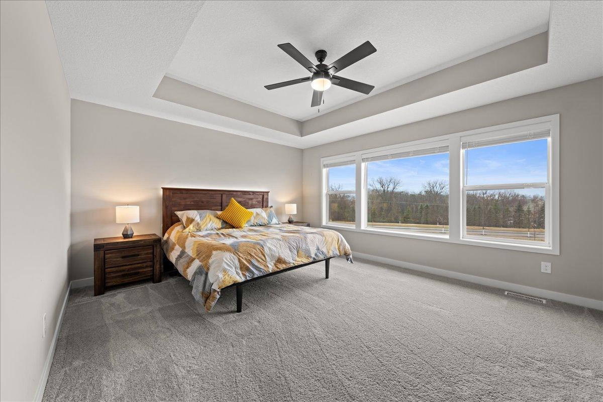 Owners Bedroom with box vault ceiling