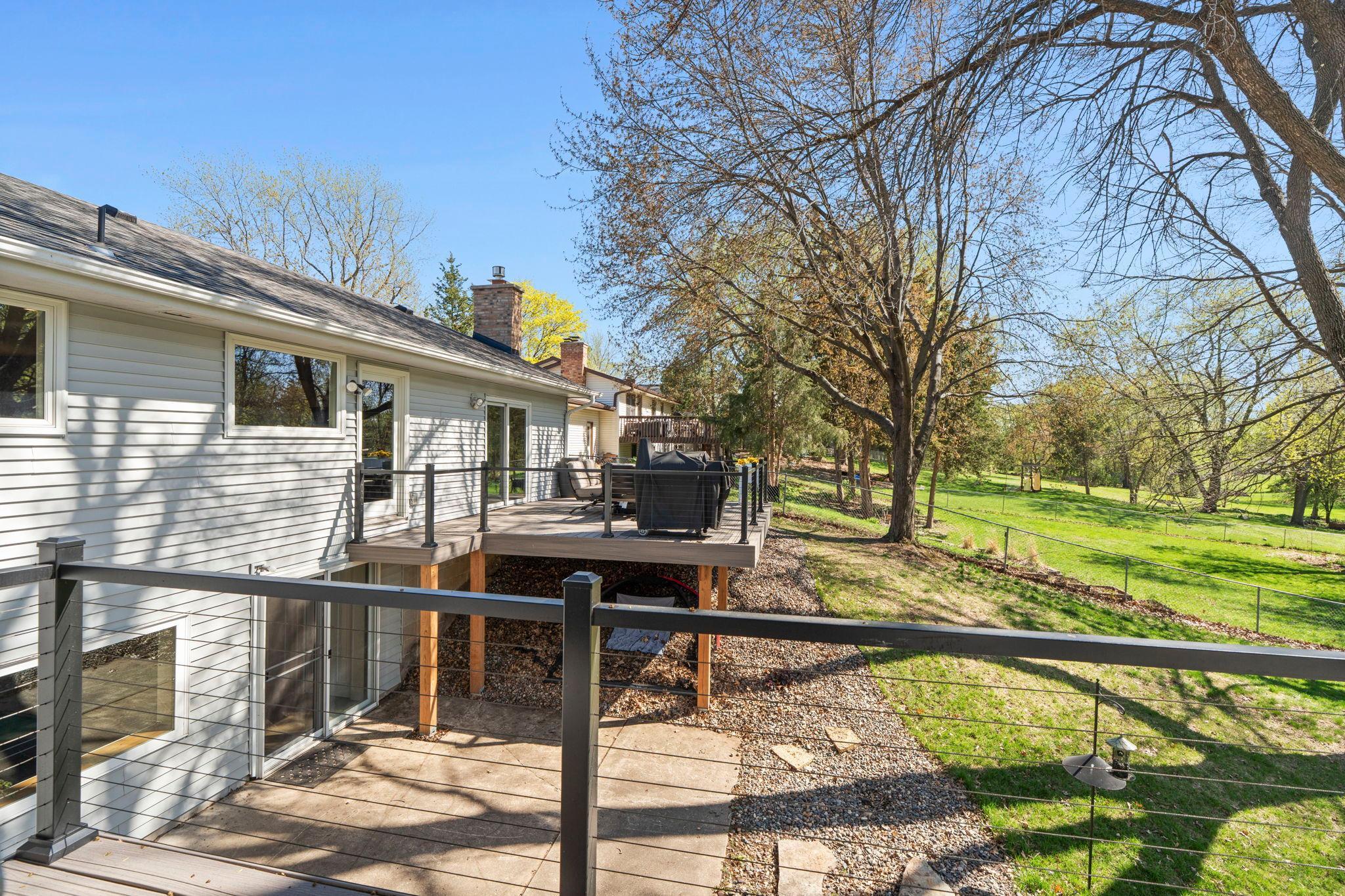 Private deck off primary bedroom - Main level