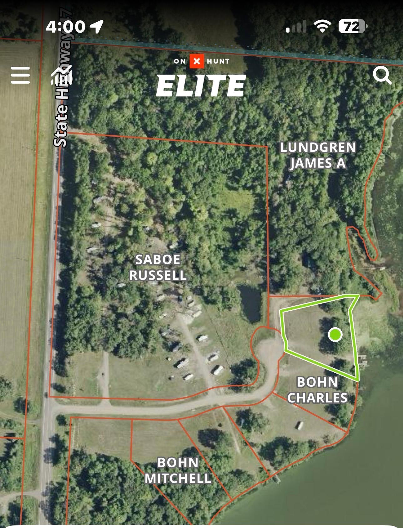 Subject Property Outlined in Green