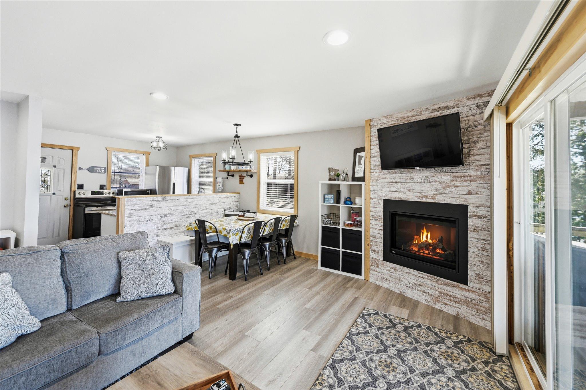 Cozy evenings by the fire.