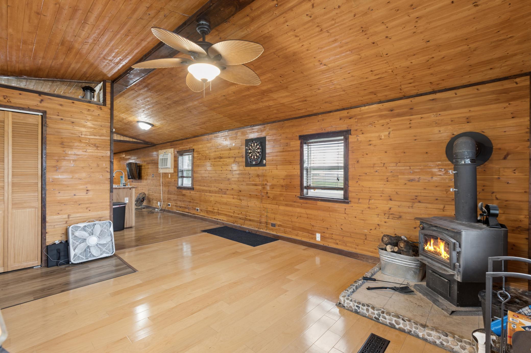 Living Room with fireplace off main entry