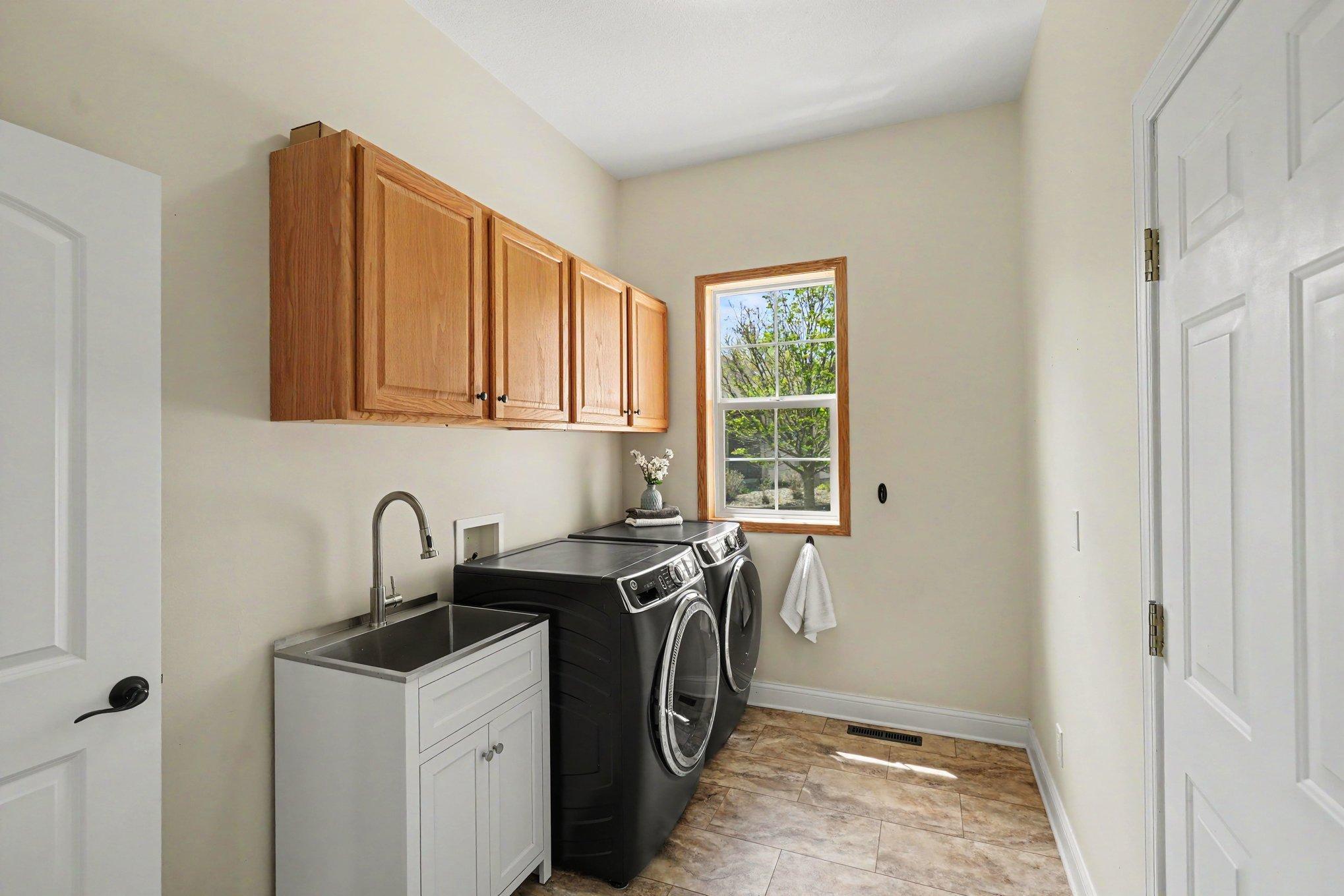 Main level laundry