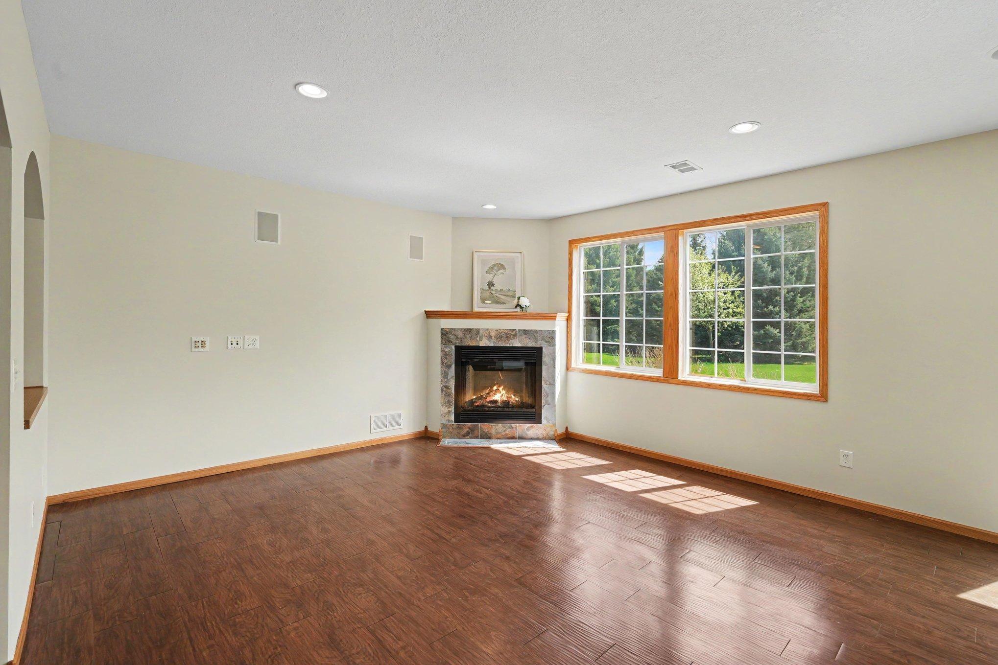 2nd gas burning fireplace