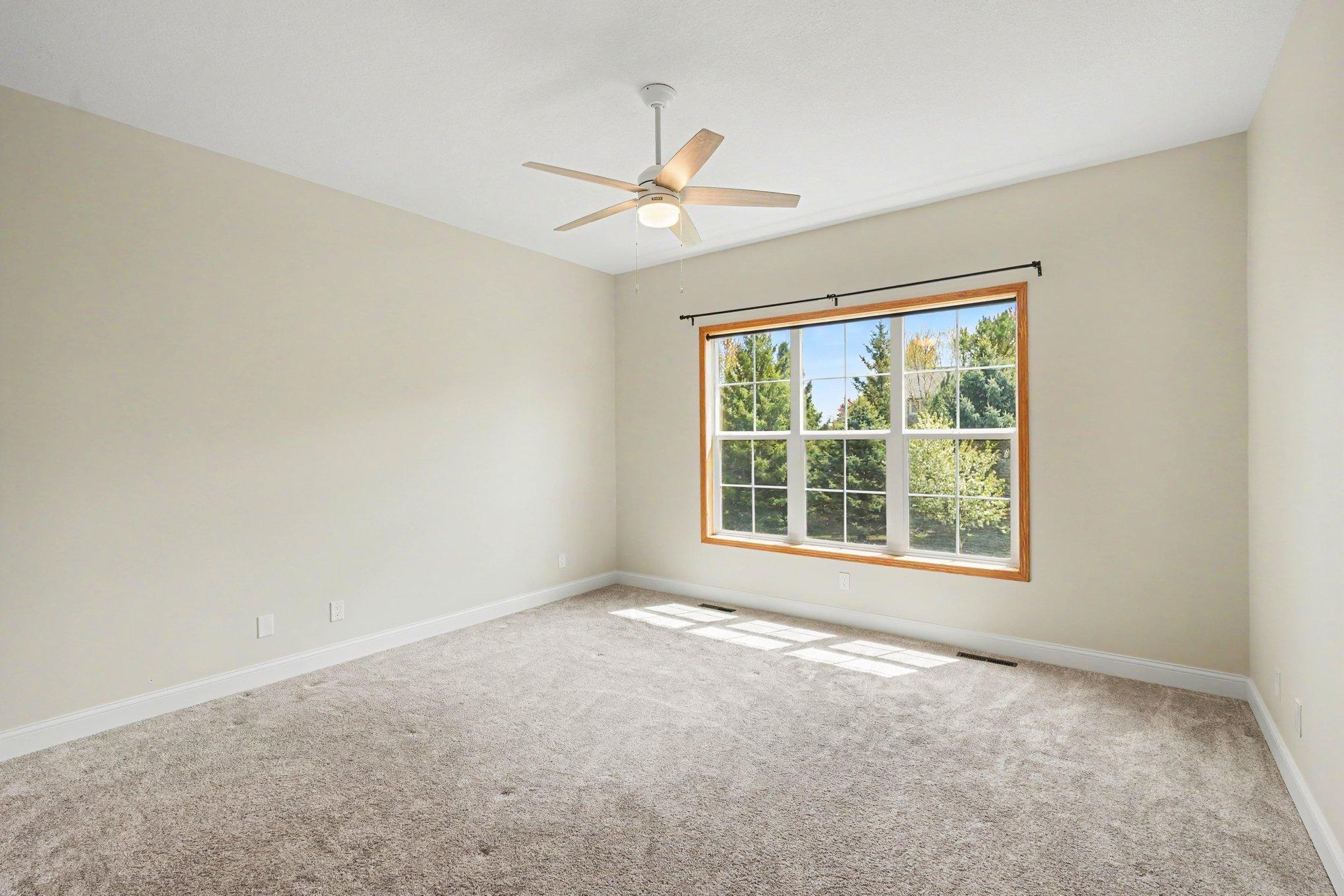 Main level primary bedroom