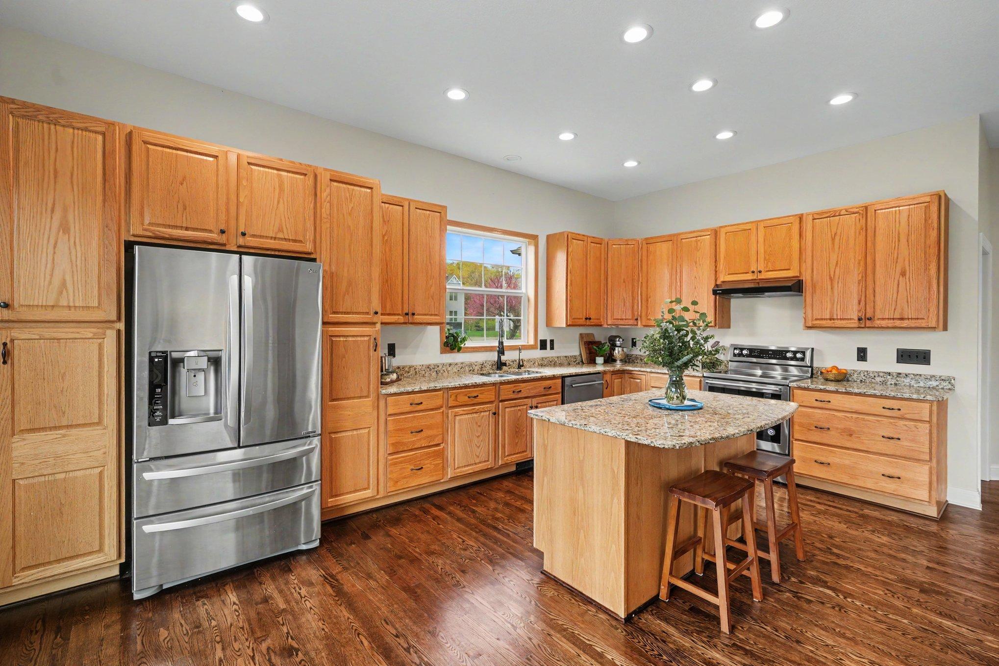 Updated stainless steel appliances