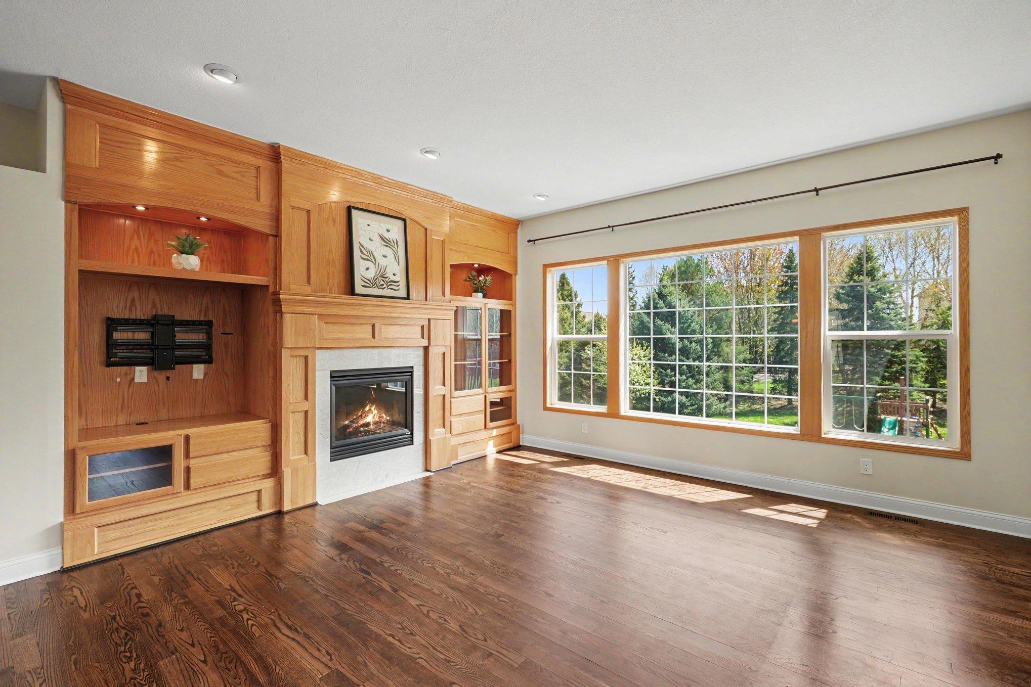 Refinished hardwood floors