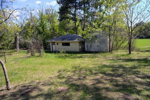 Detached garage & storage shed