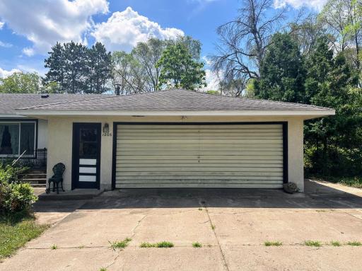 Attached 2-car garage