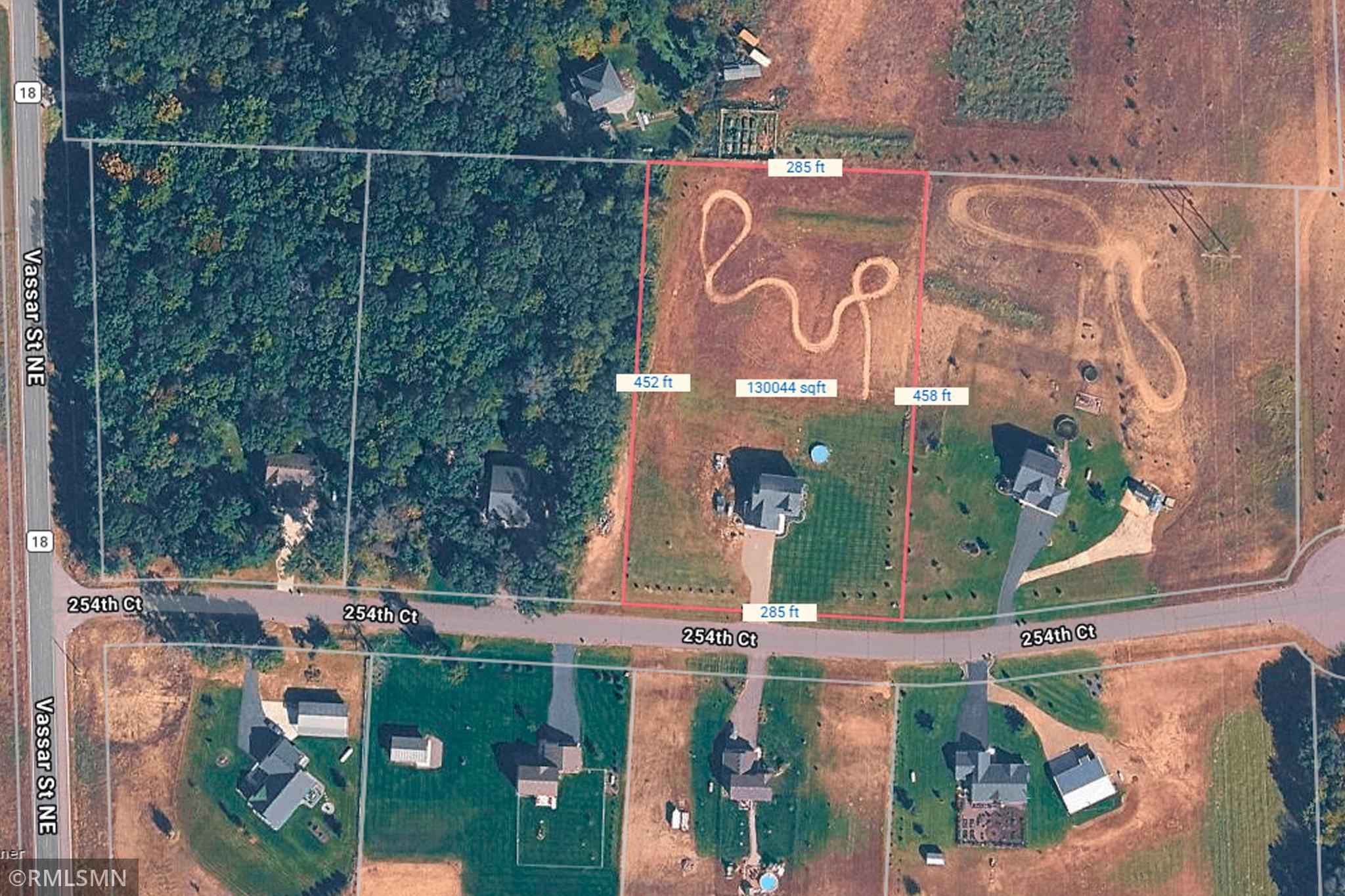 3 acre parcel offering open space and plenty of room to expand, play, or create your ideal outdoor setup.
