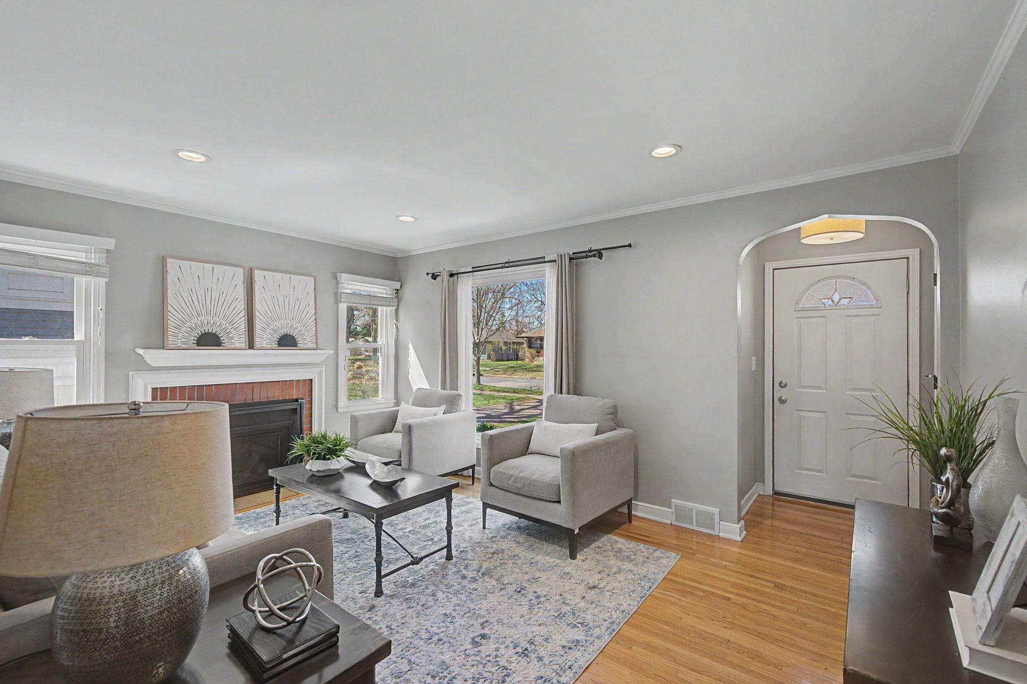 Natural Hardwood Flooring Throughout the home