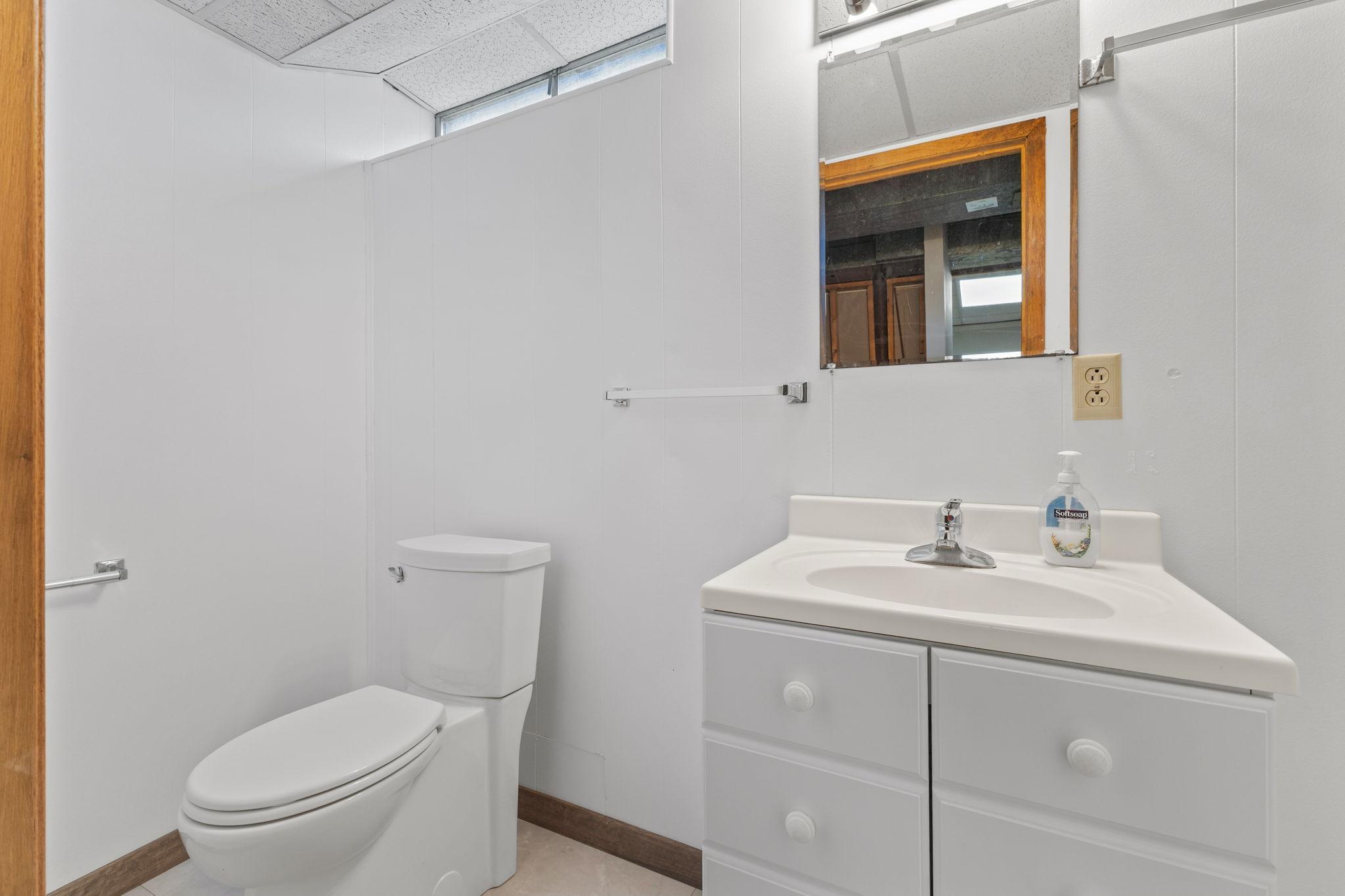 Basement 3/4 bath