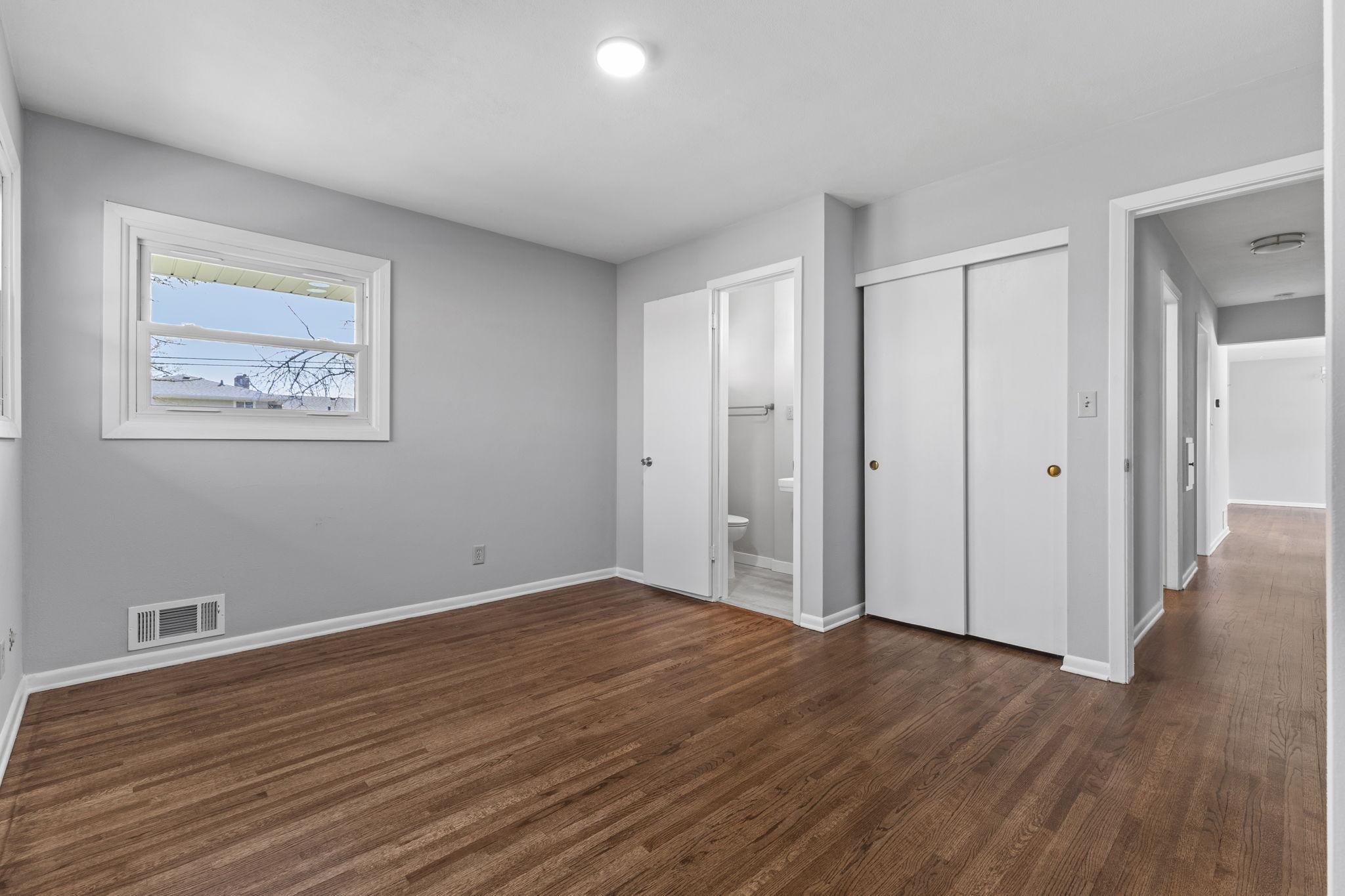 Primary Bedroom with 1/2 bath