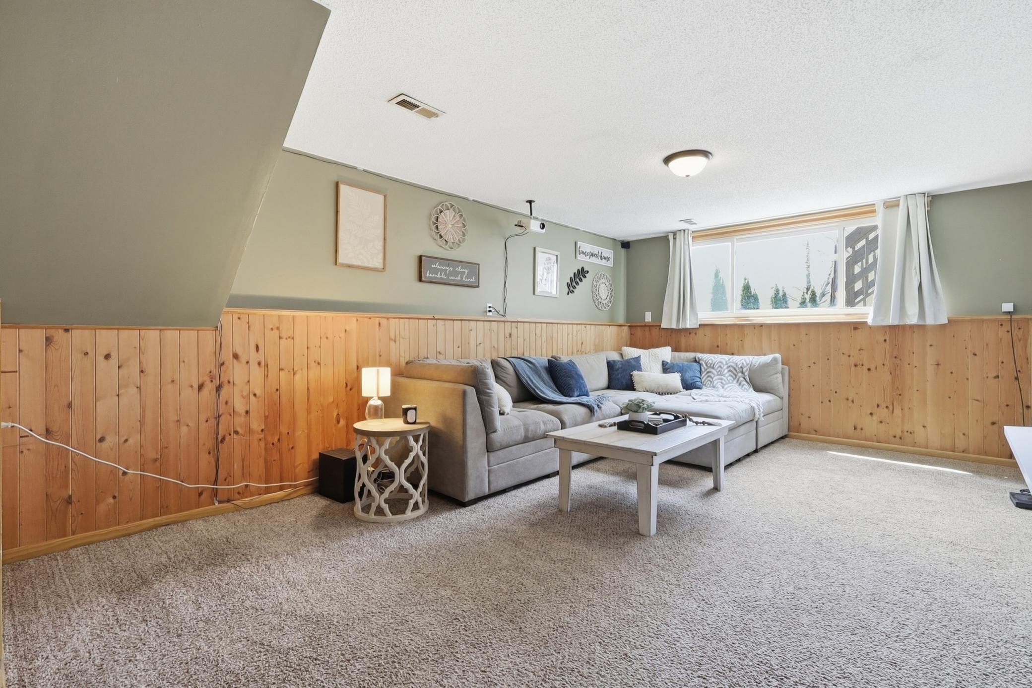 Lower level living room