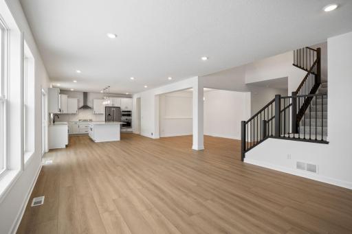 (Photo of a similar home, actual finishes may vary) The breakfast room is great for more casual meals, friendly conversations and enjoying warm morning beverages.