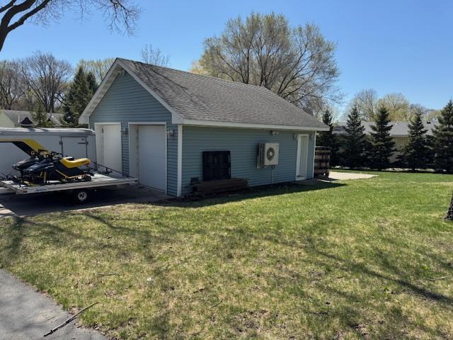 Side of garage