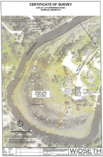 Certificate of Survey with Aerial Map