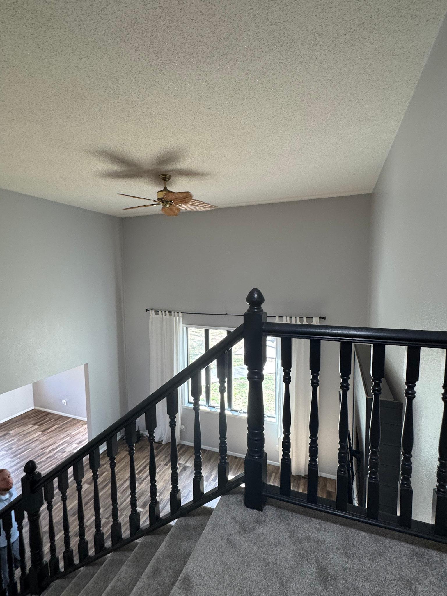 3 upper level bedrooms and full bathroom.