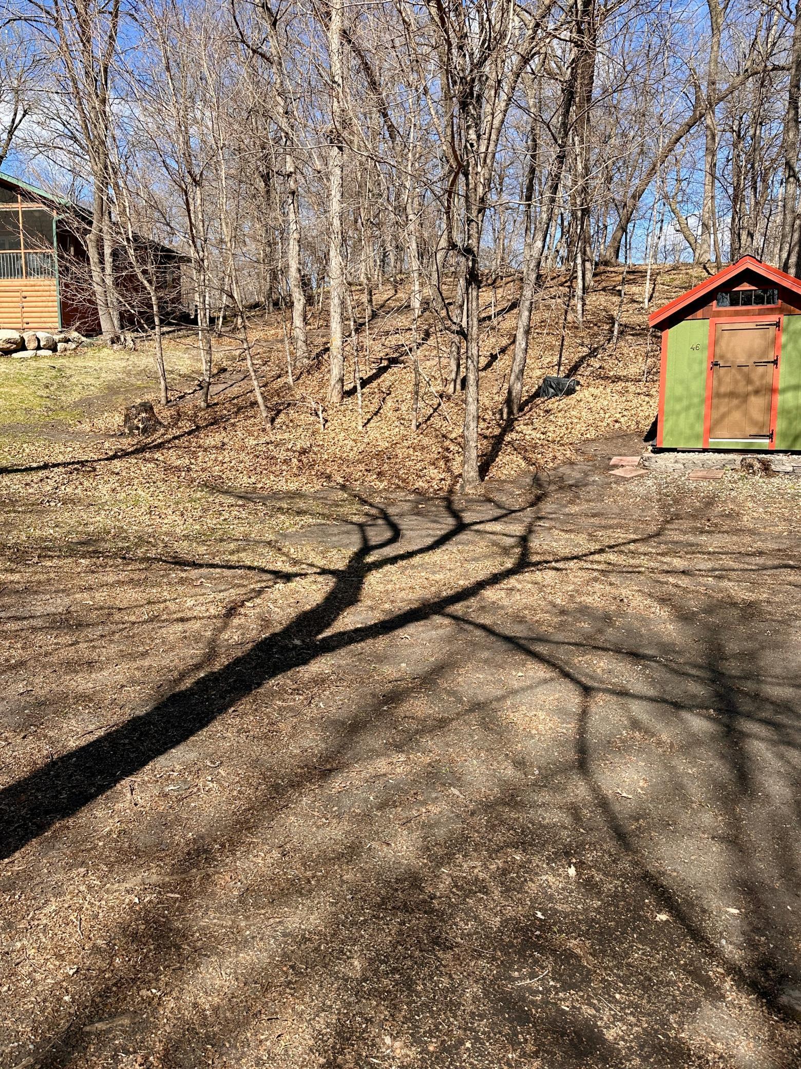 More open space and your own storage shed!
