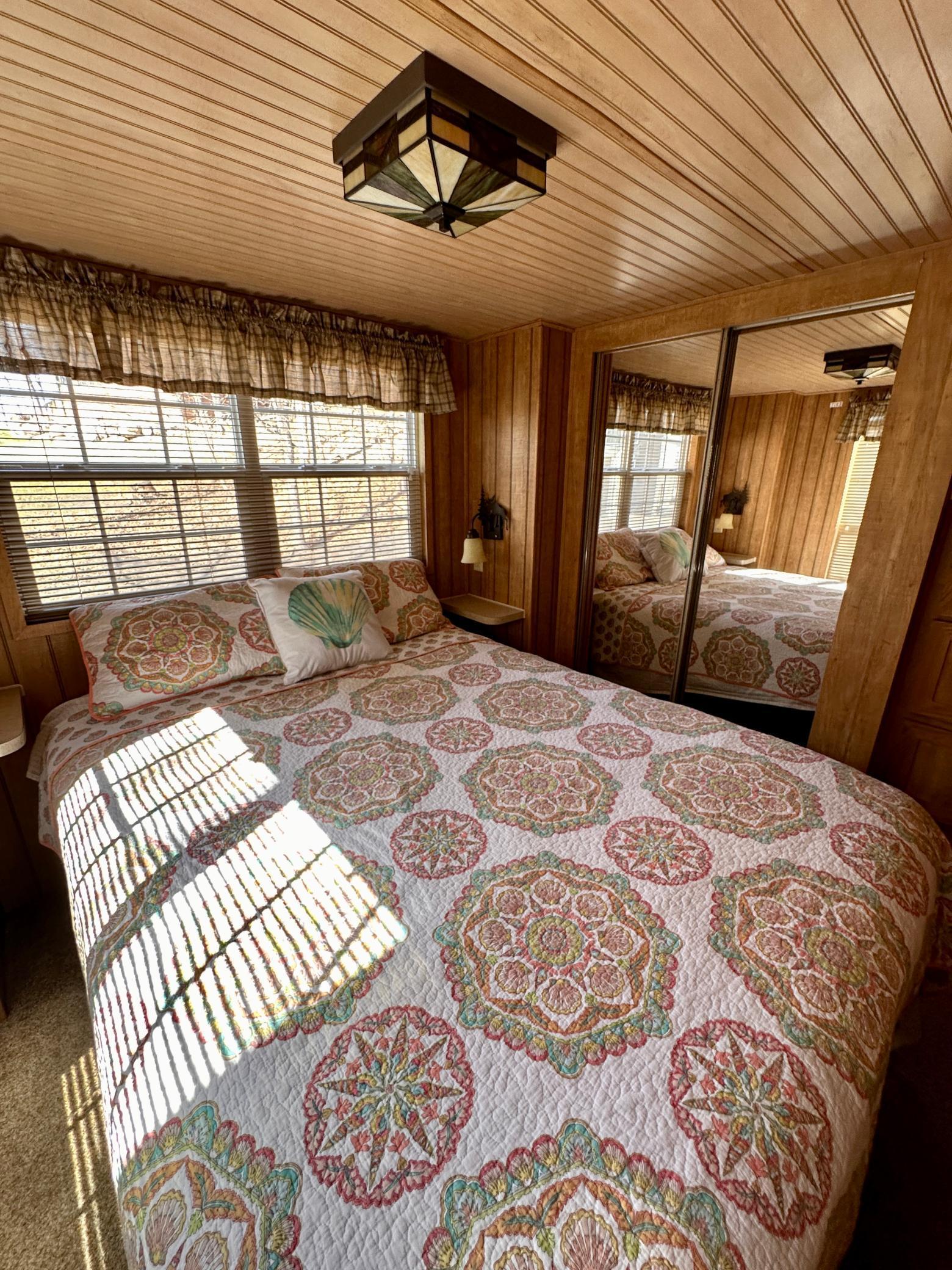 Main floor bedroom has lots of room and storage!