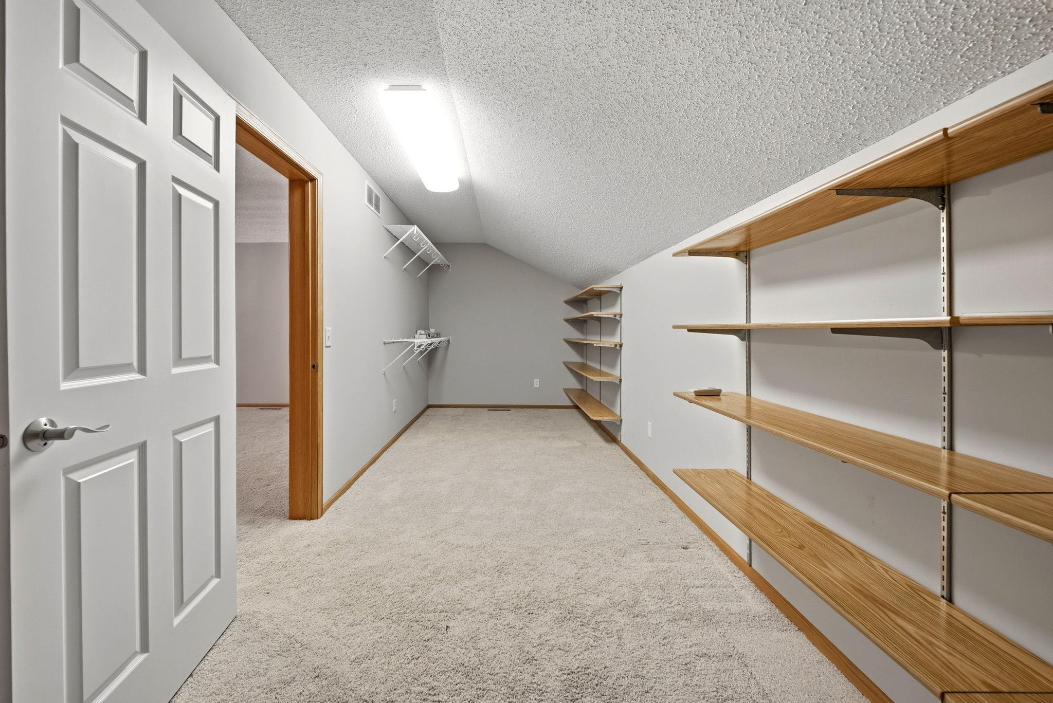Loft closet