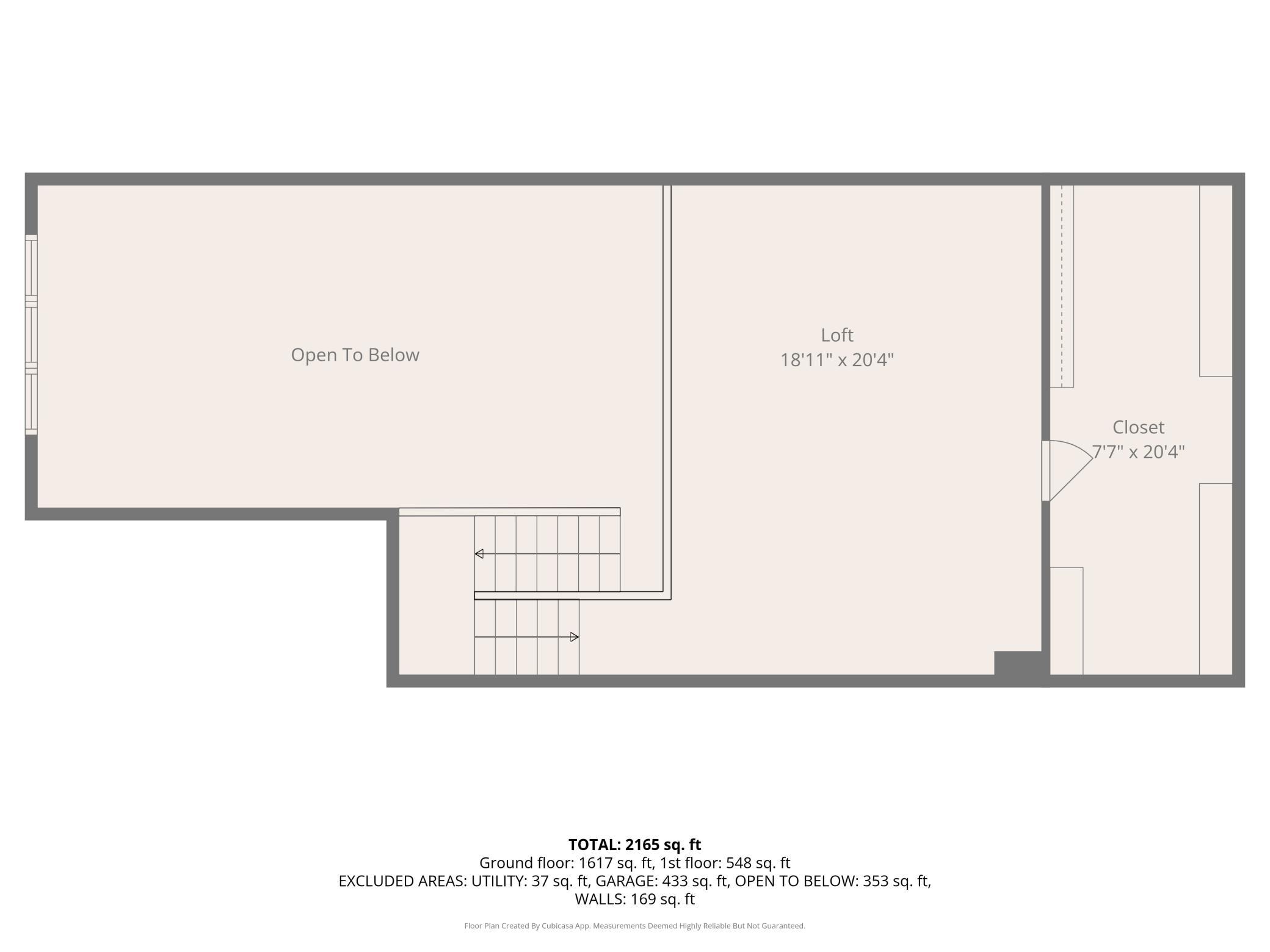 Loft floor plan
