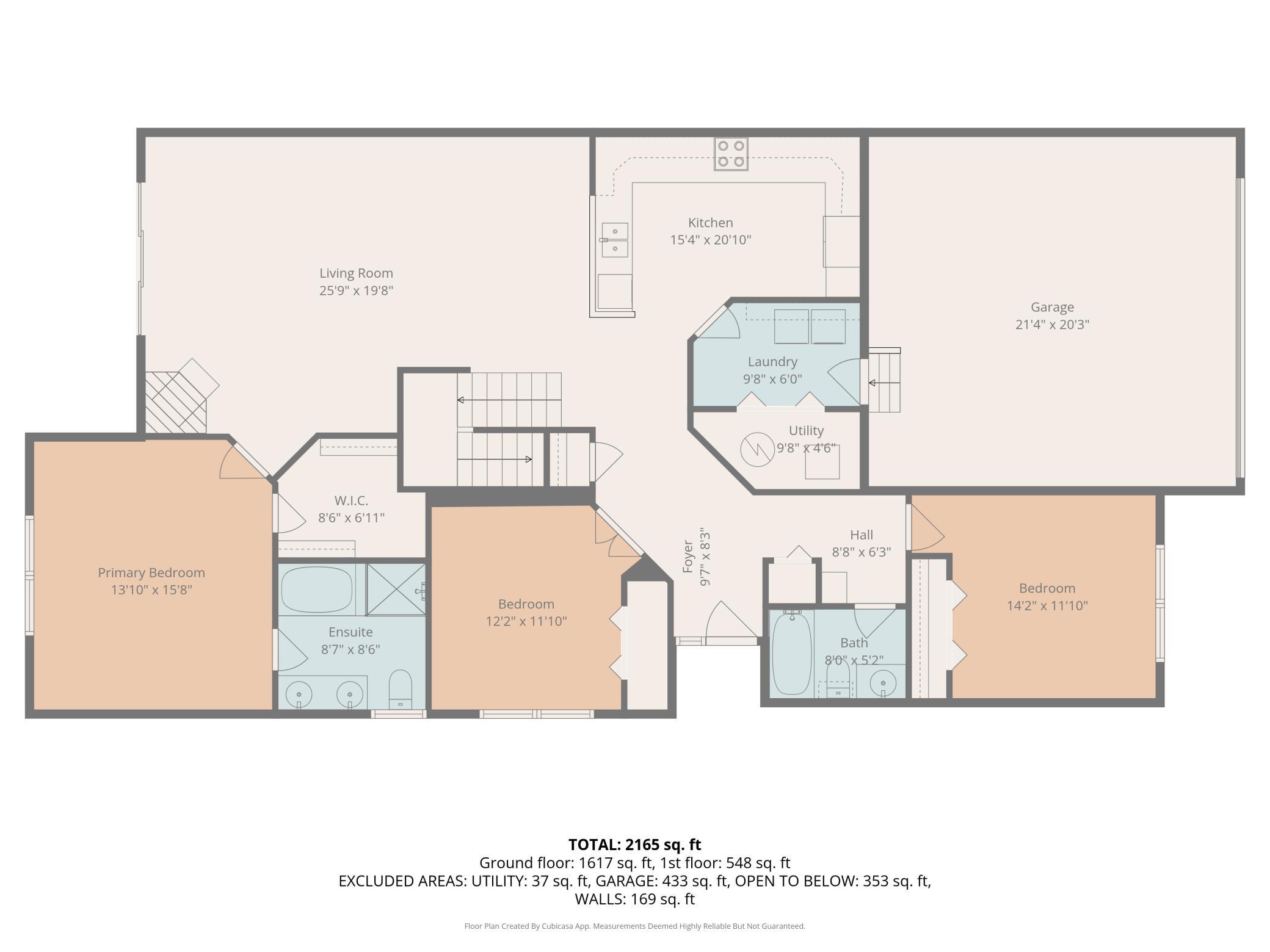 Main level floor plan