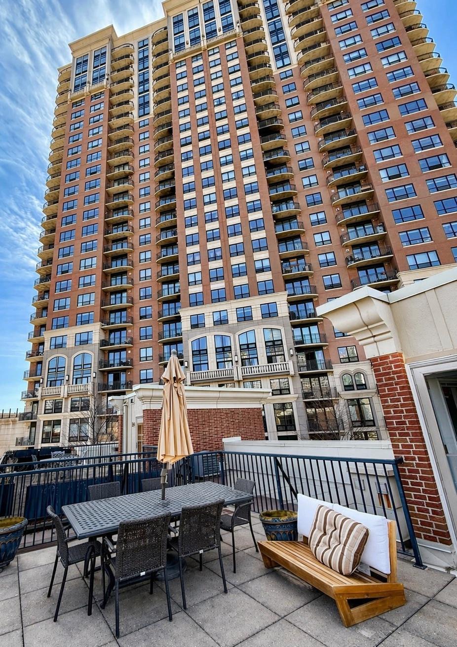 private rooftop deck