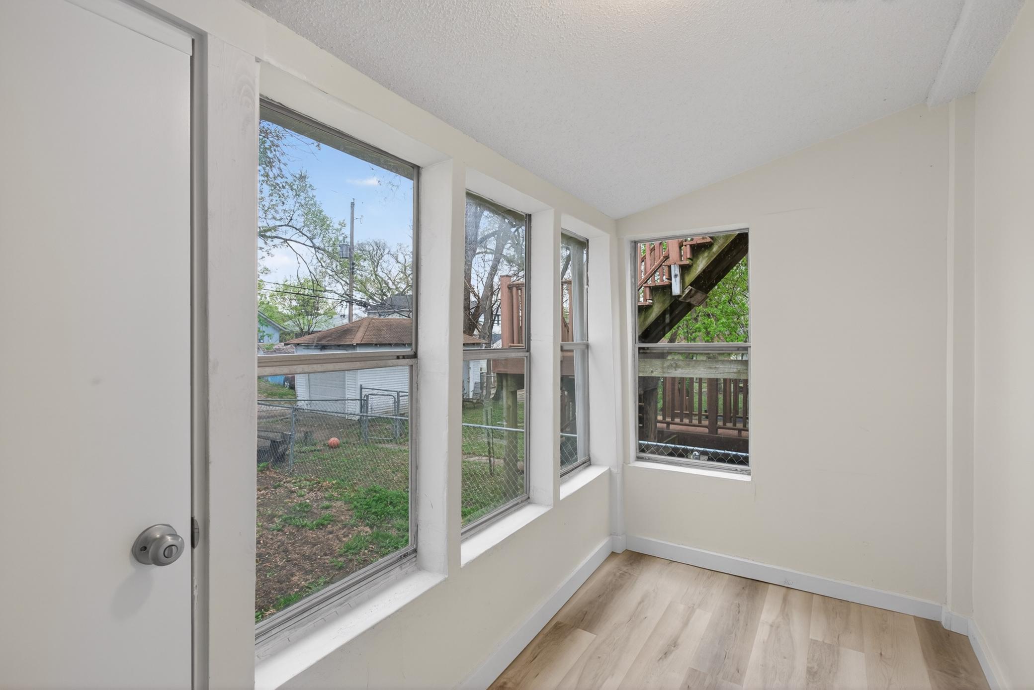 Back porch / mud room