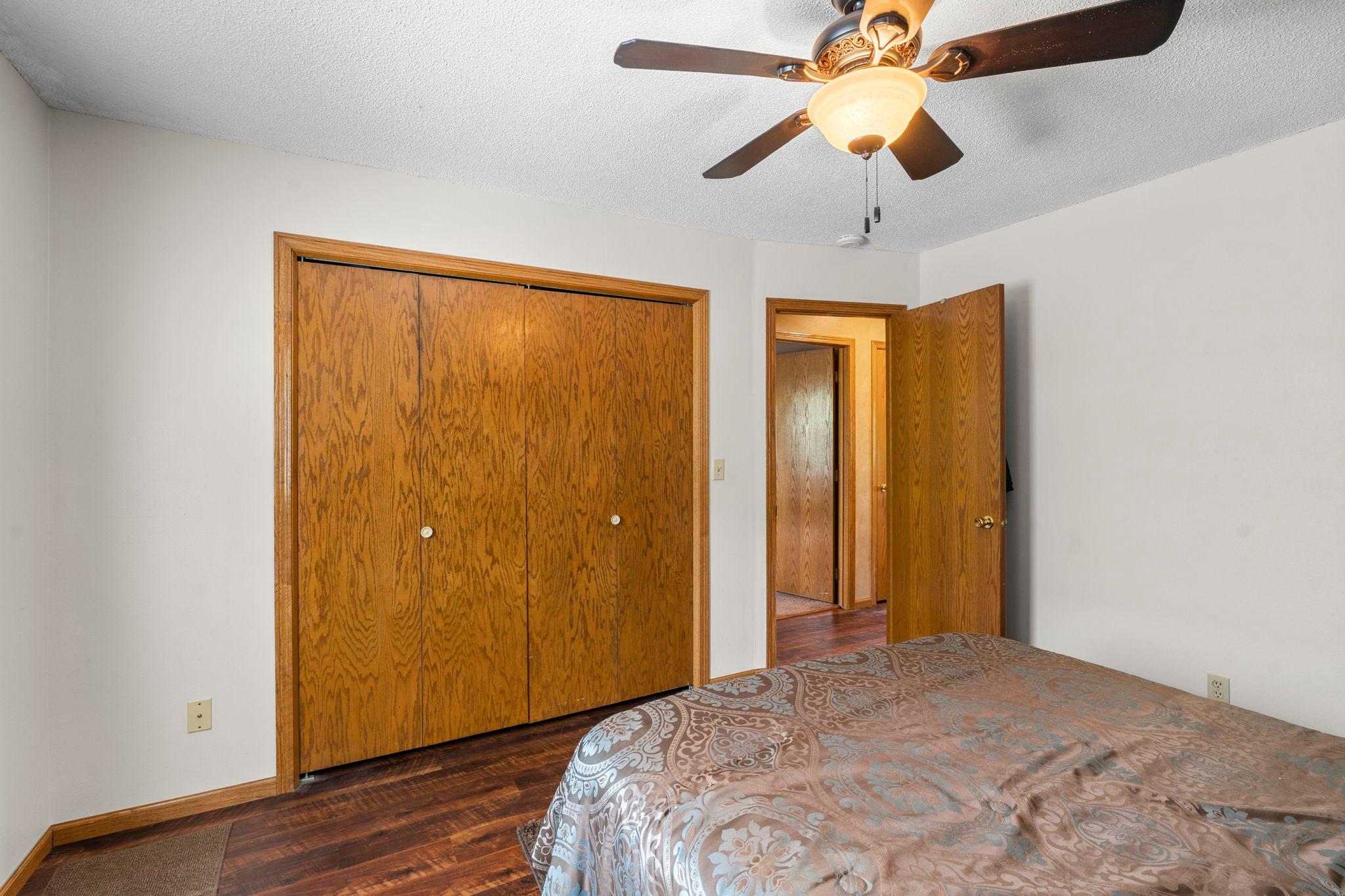 Bedroom 2 with closet space