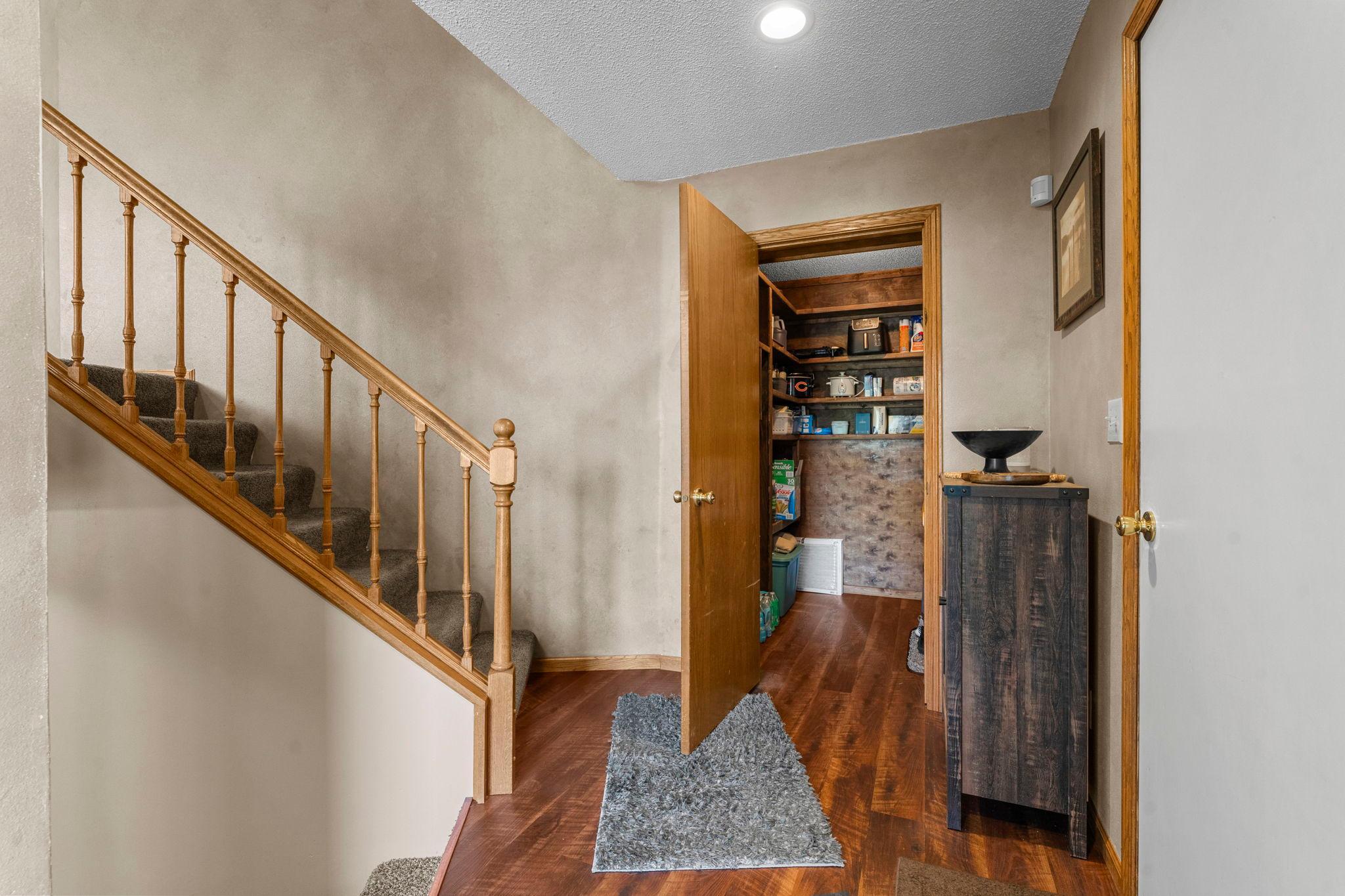 Walk-in closet for bulk buying