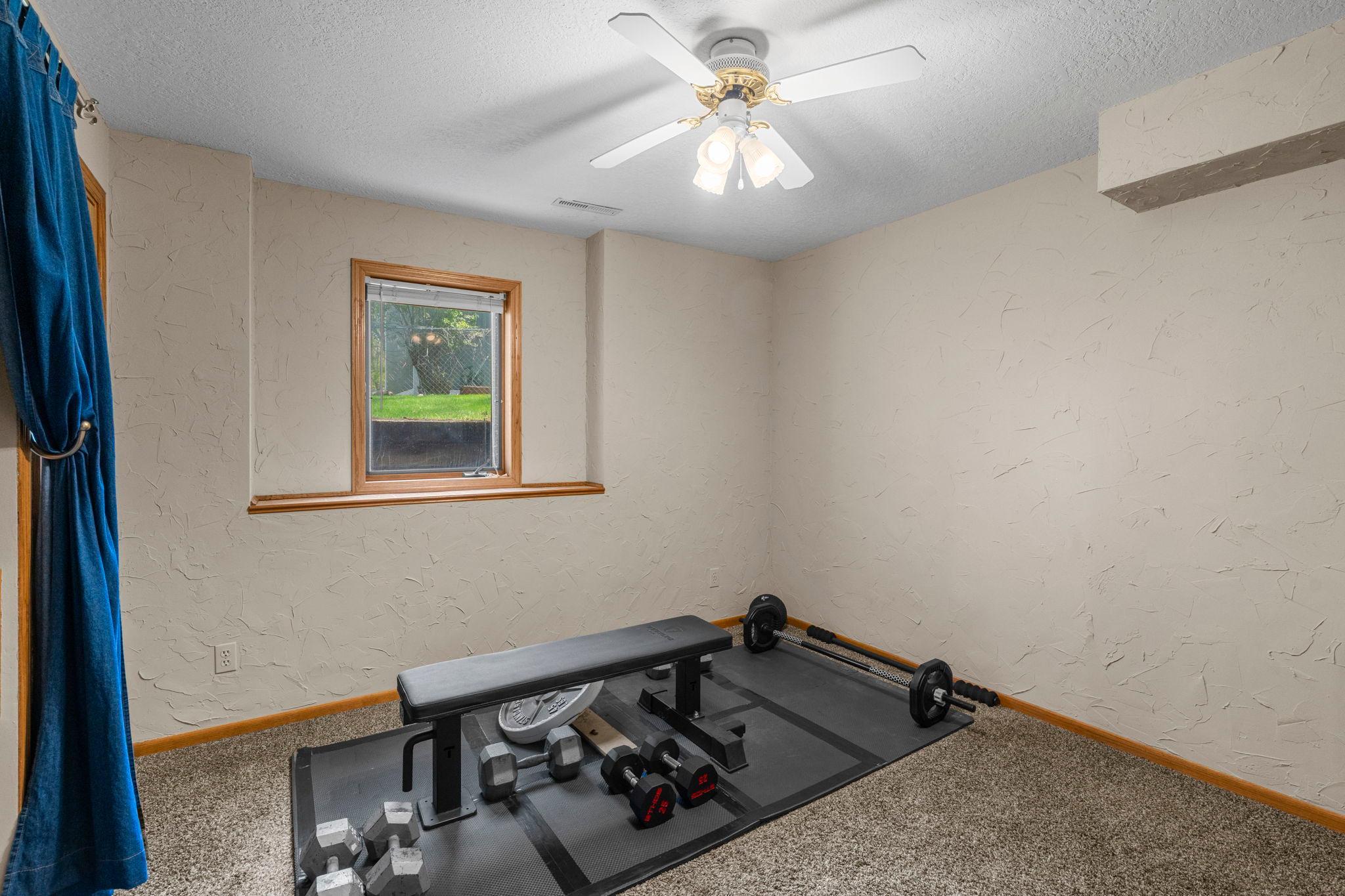 Bedroom 4 or workout space
