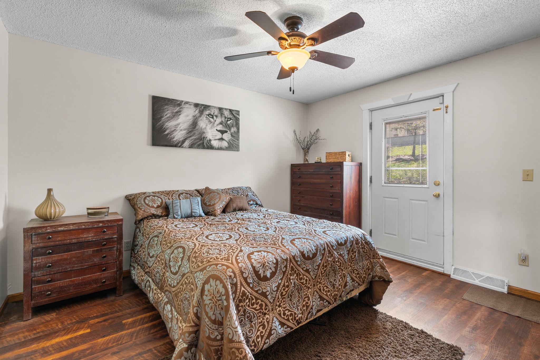 Bedroom 2 with access to backyard