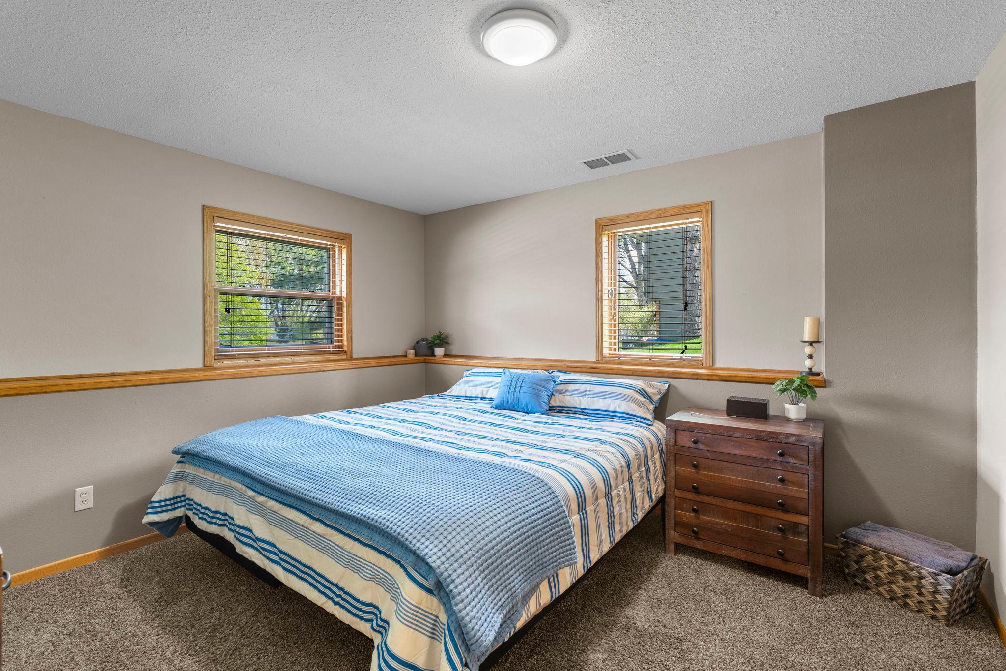 Bedroom 1 with garden view