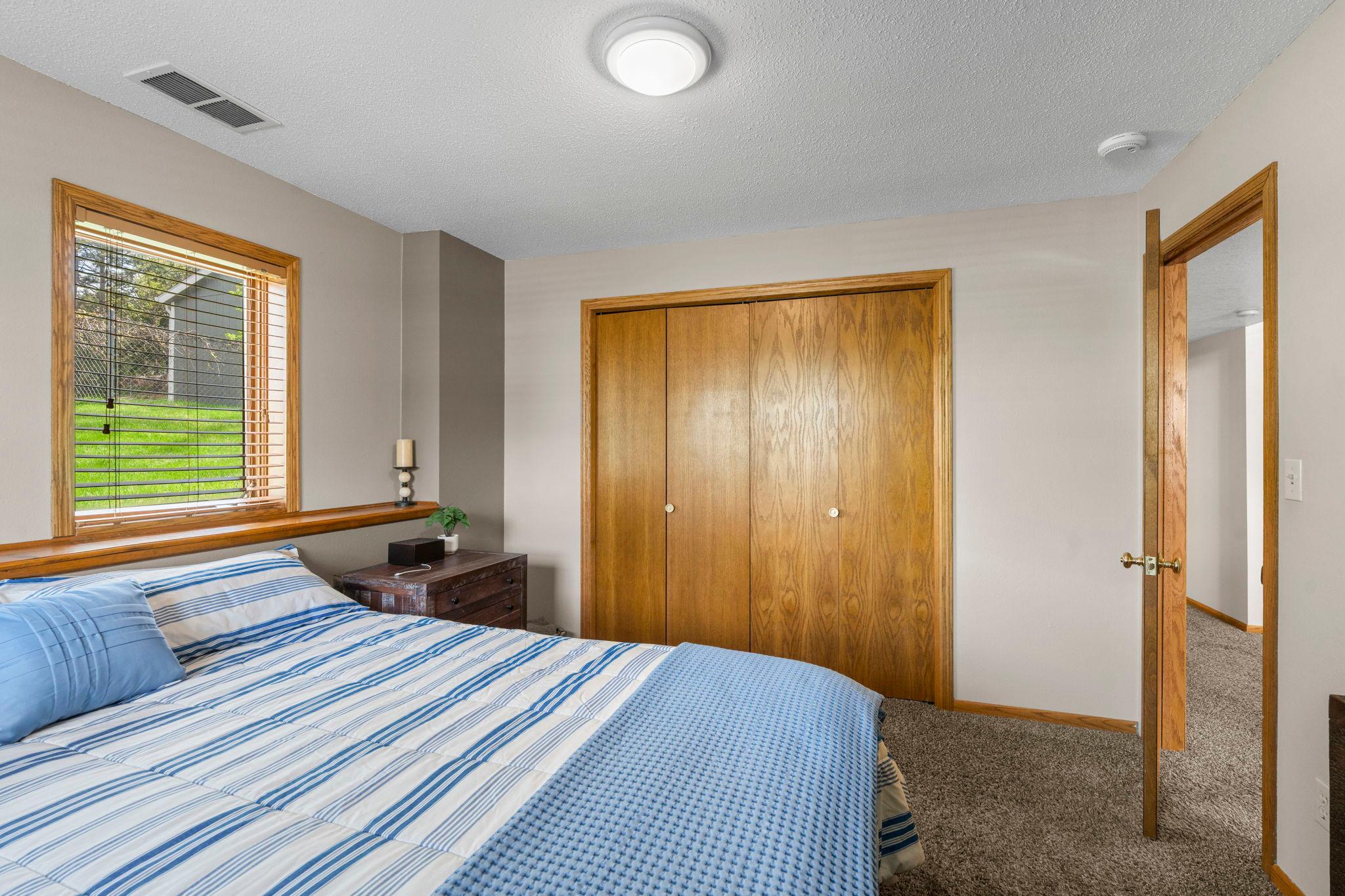 Bedroom 1 with storage space