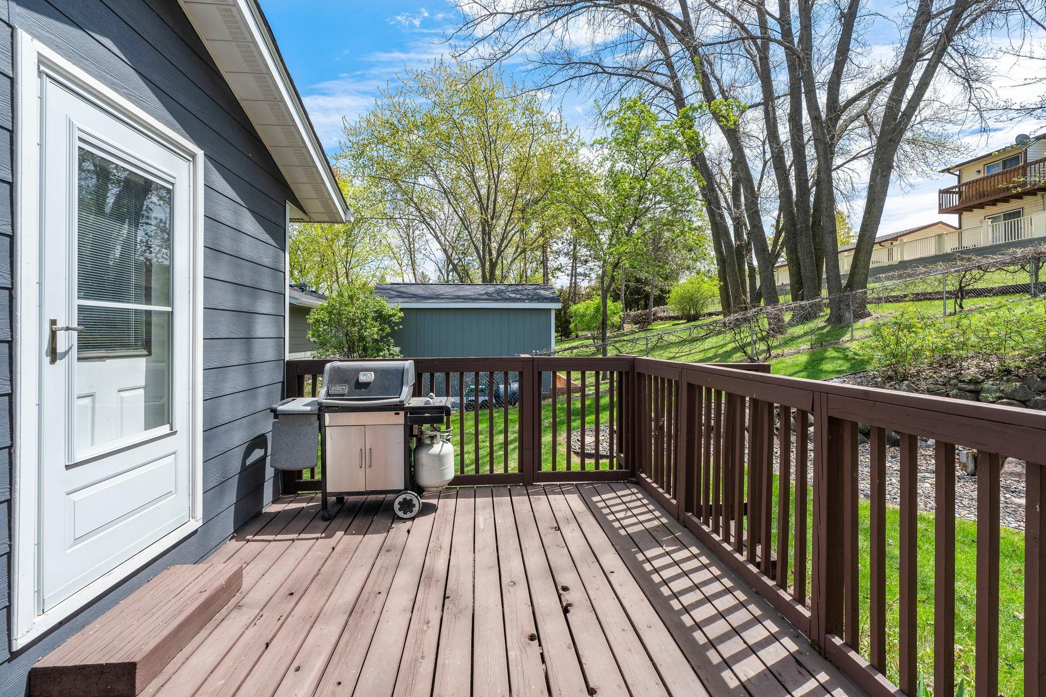 Space for grilling and chilling