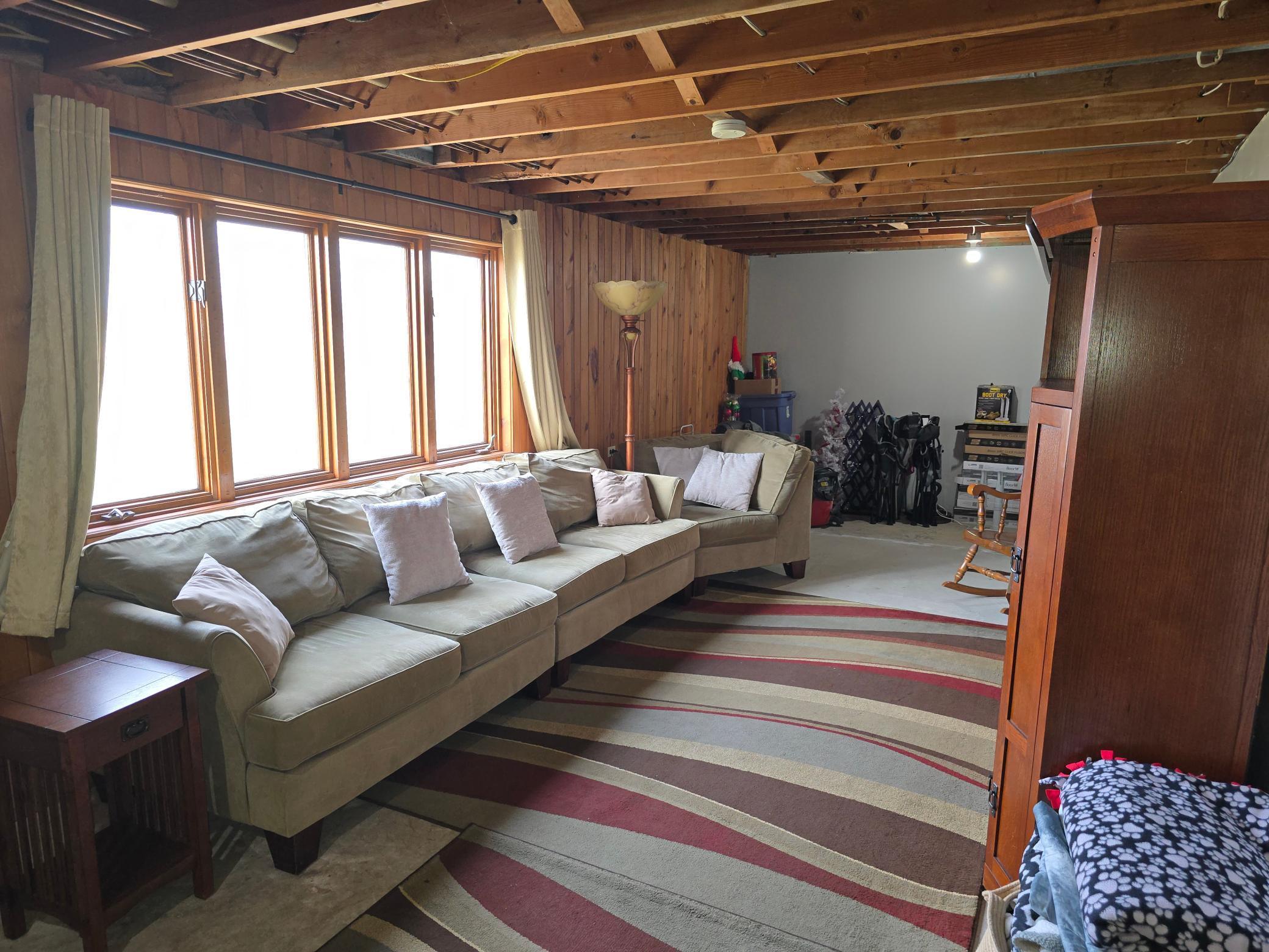 Lower level family area