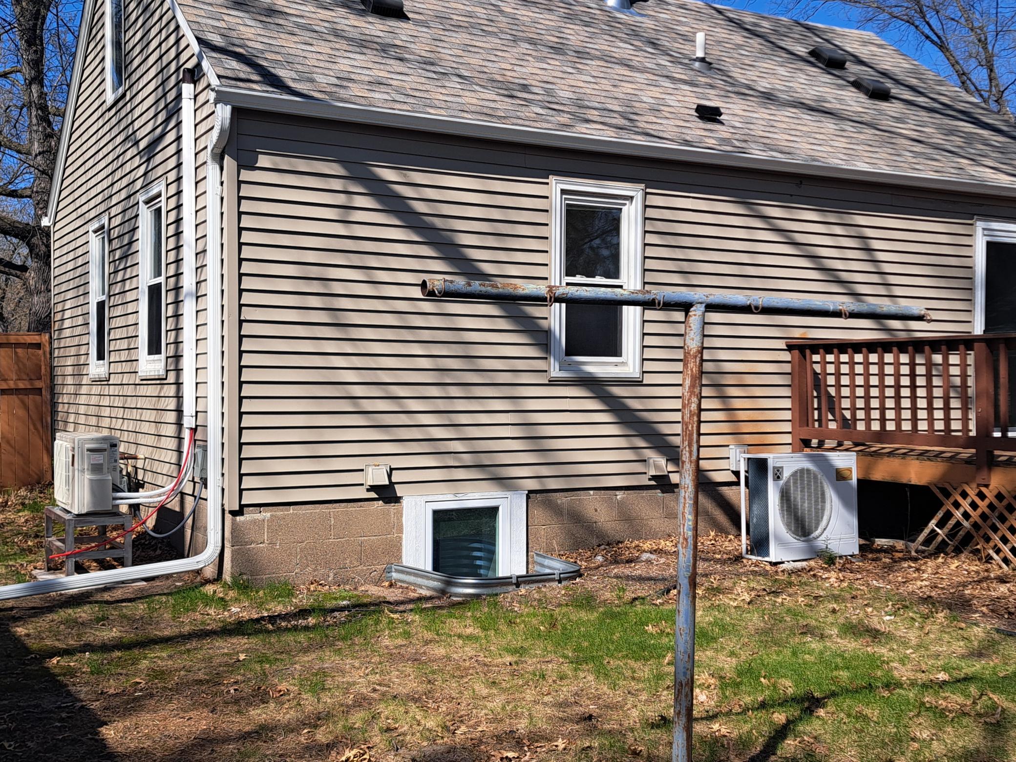back of house showing egress