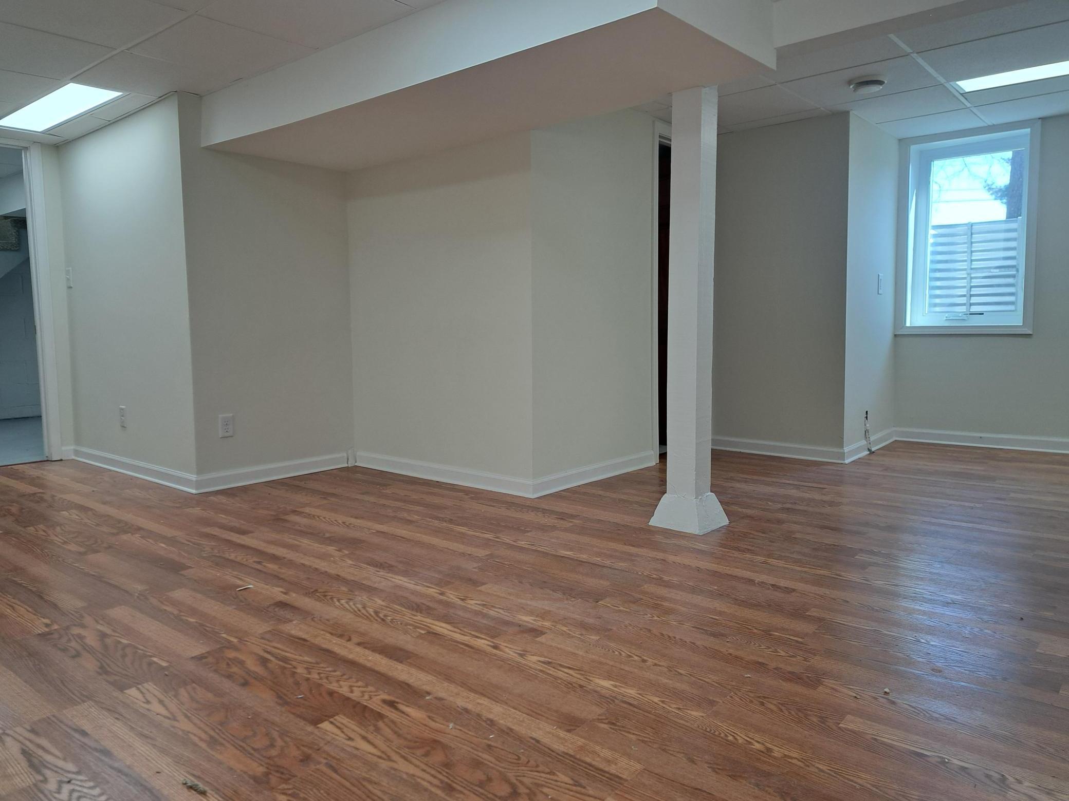 lower level finished with egress window