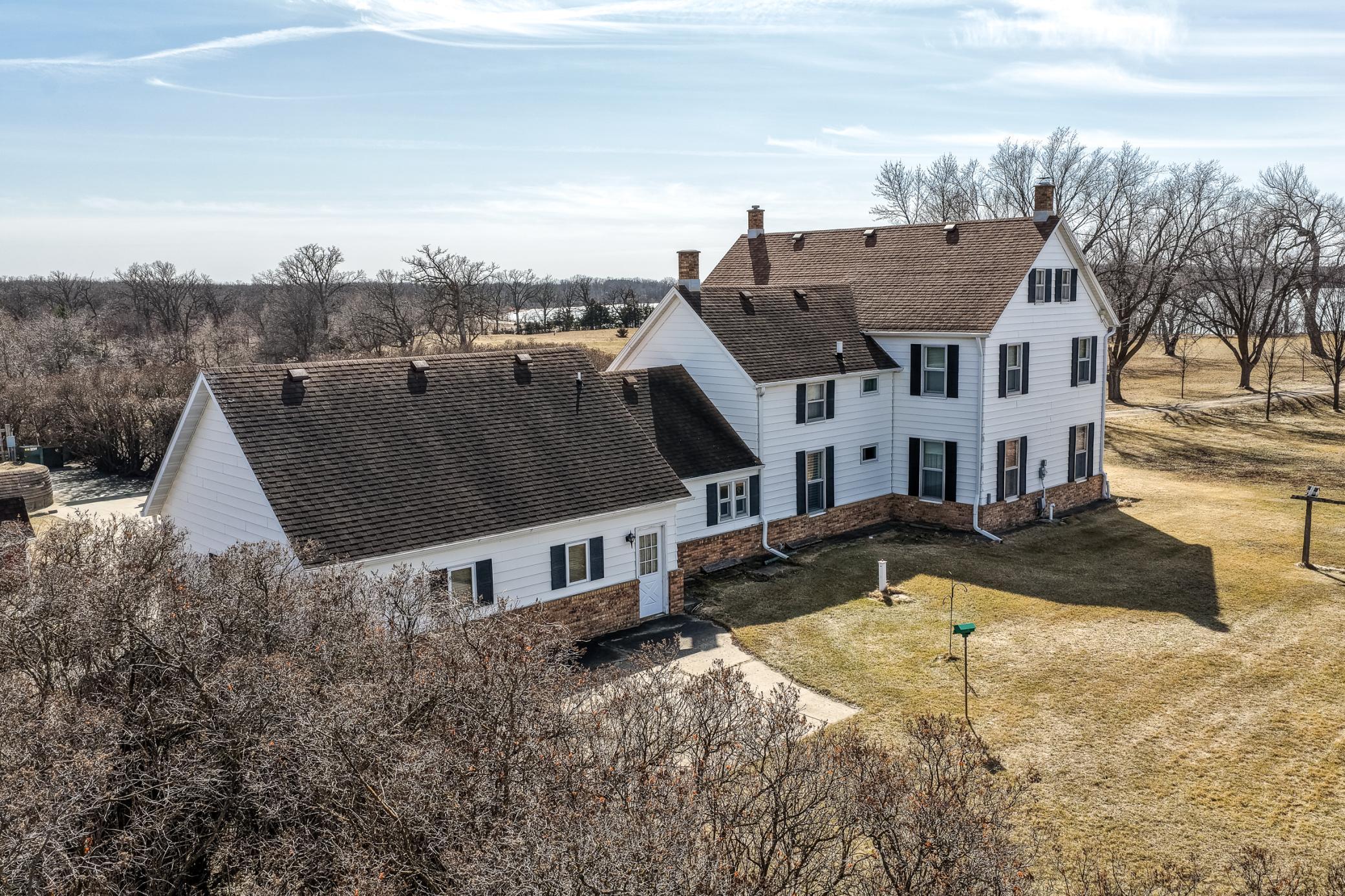 View of the north side of the home
