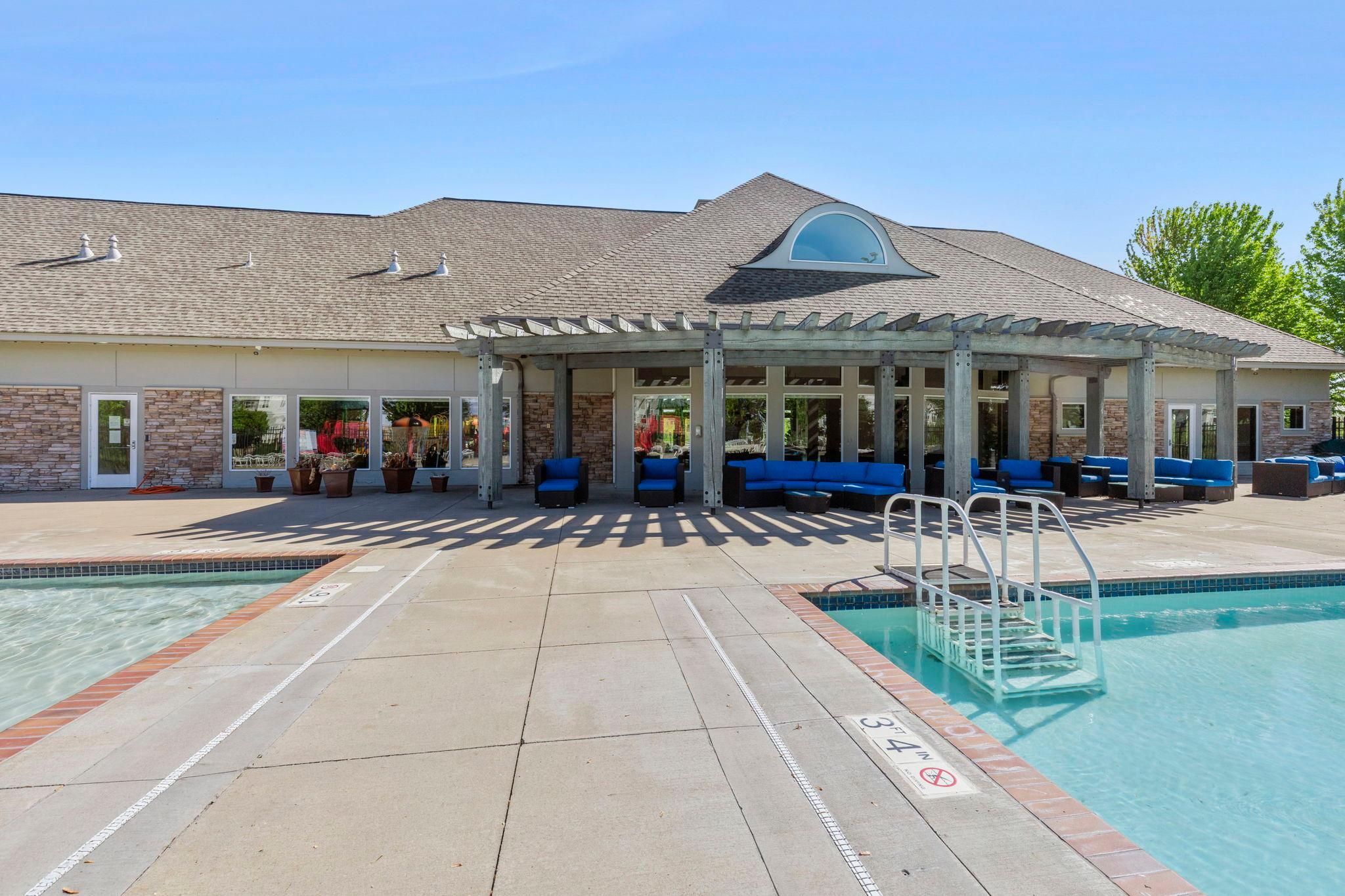 Waters Edge offers one of the best clubhouses in the area